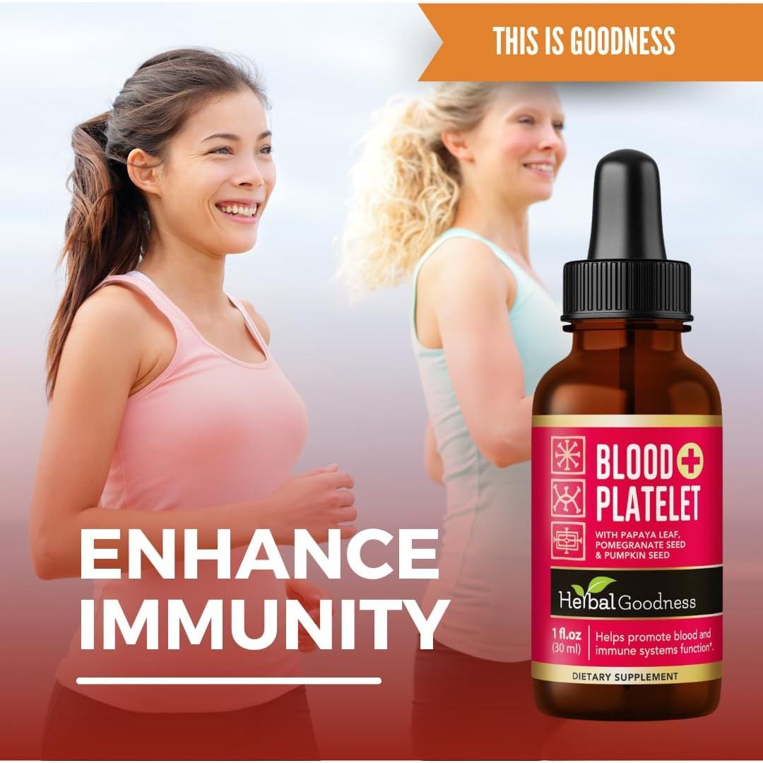 Suplemento Líquido Herbal Goodness 30ml - Aumento de Plaquetas