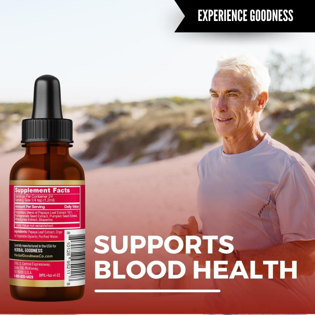 Suplemento Líquido Herbal Goodness 30ml - Aumento de Plaquetas