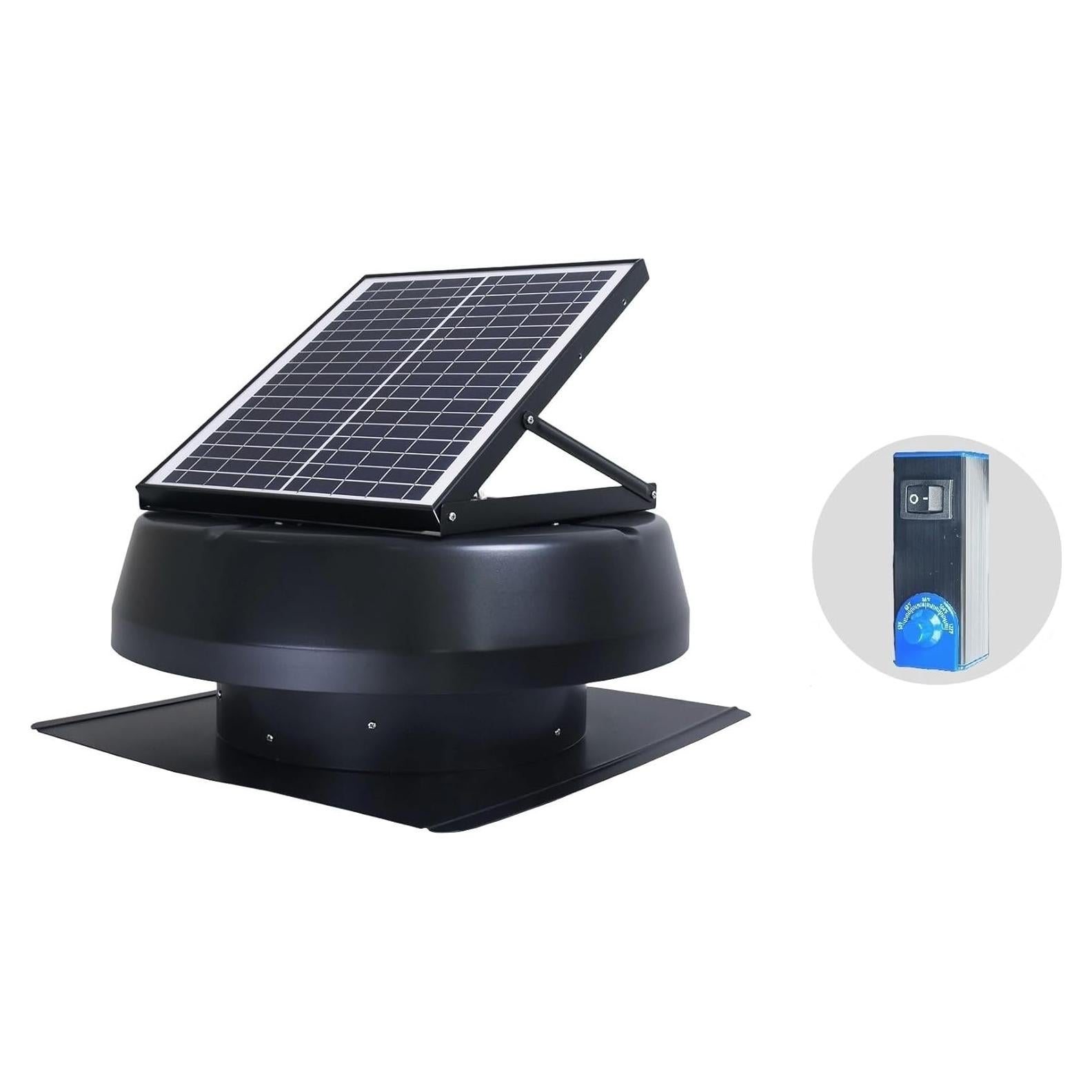 Ventilador de Escape Solar iLiving ILG8SF301 14" 40W 1150 CFM