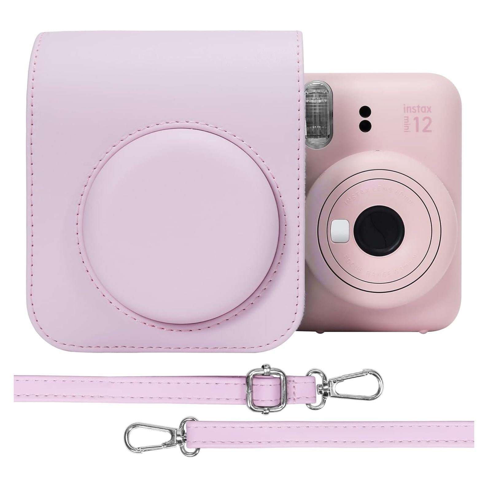 Funda Protectora Aenllosi para Fujifilm Instax Mini 11/12 Rosa