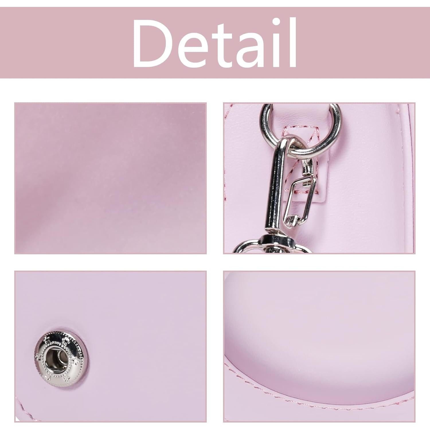 Funda Protectora Aenllosi para Fujifilm Instax Mini 11/12 Rosa