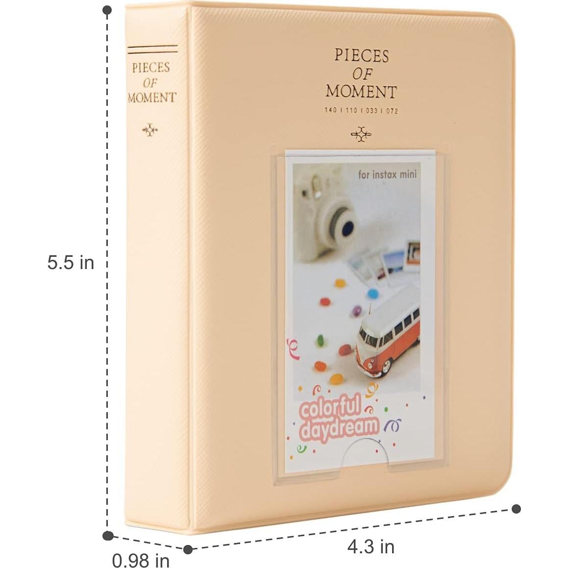 Álbum de Fotos Goodsnetic Beige 64 Bolsillos para Fujifilm