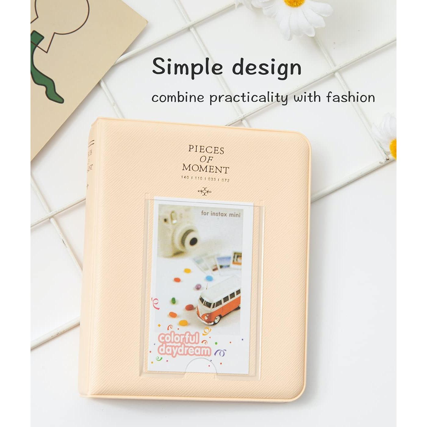 Álbum de Fotos Goodsnetic Beige 64 Bolsillos para Fujifilm