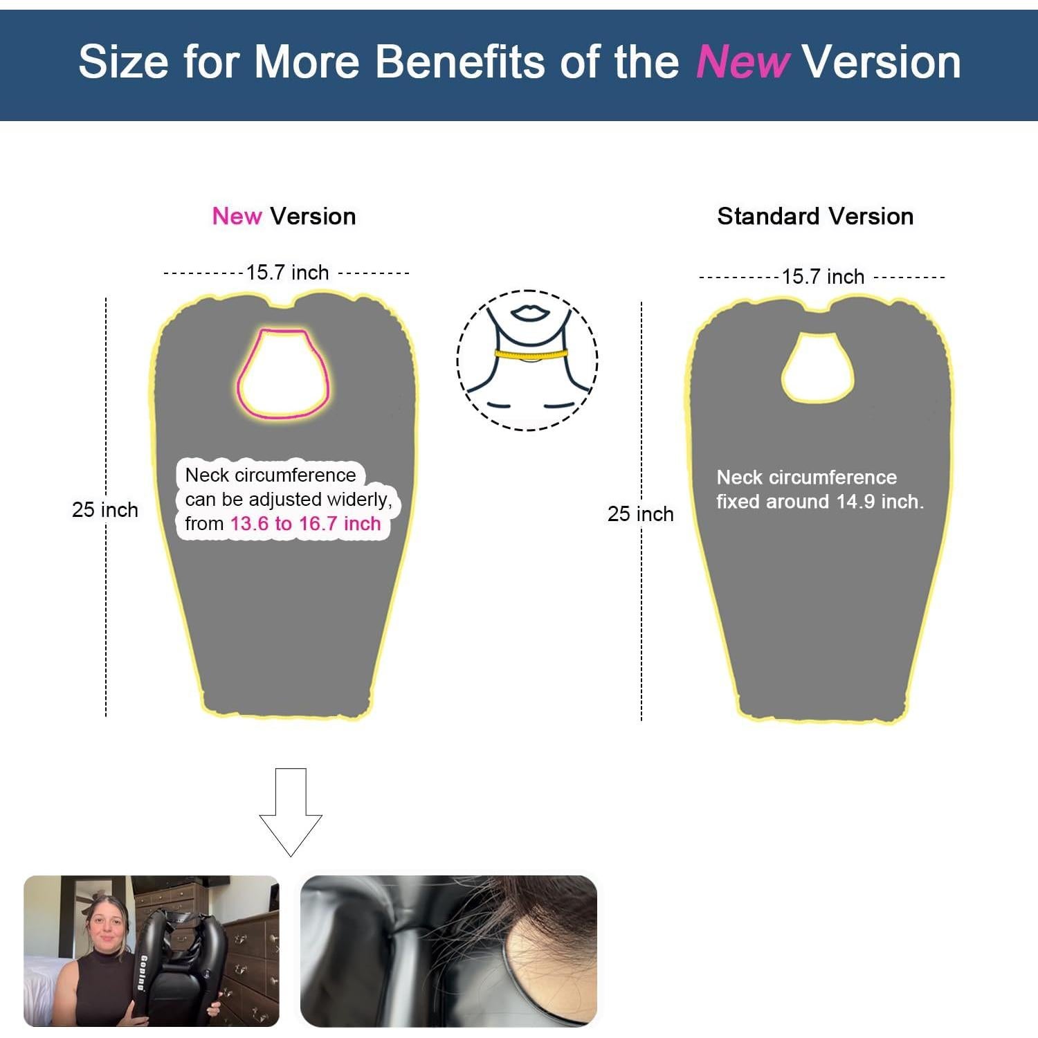 Fregadero Inflable para Lavado de Cabello Goping 61cm