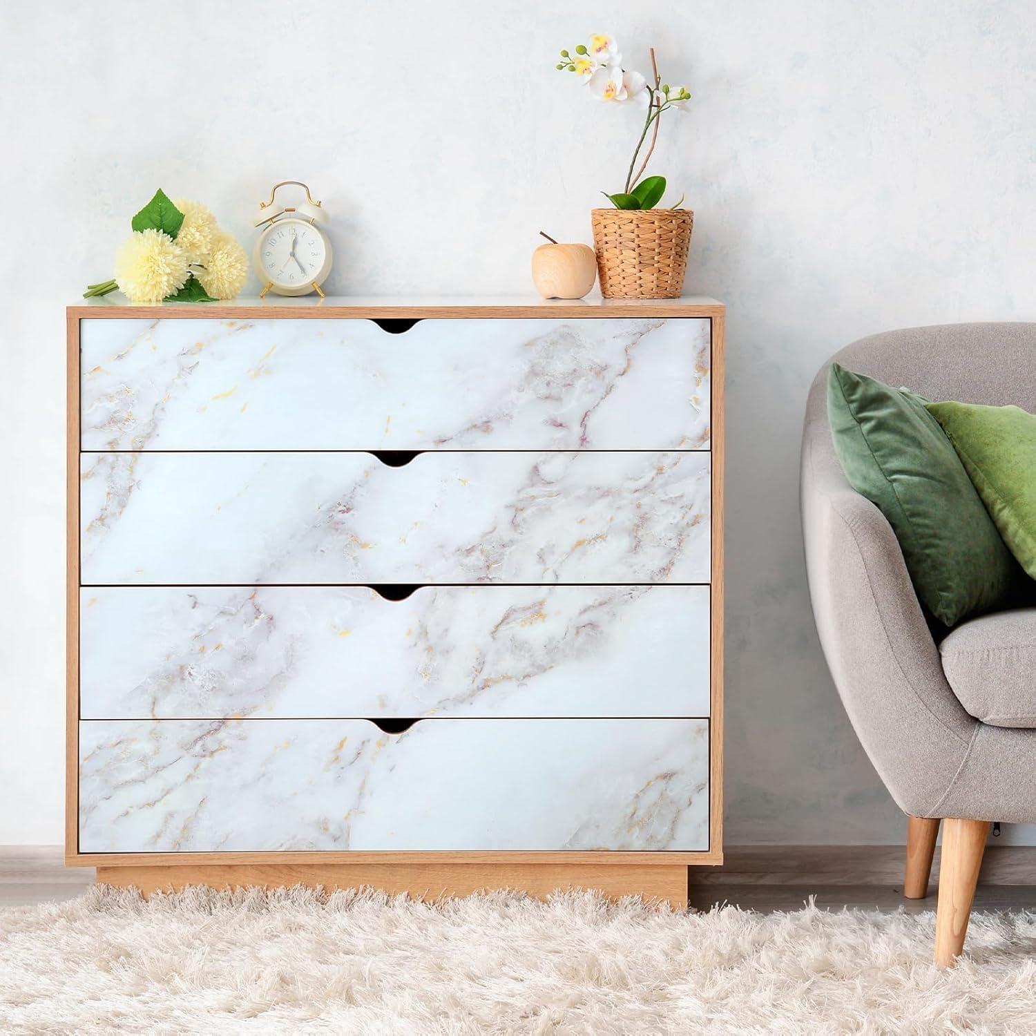 Papel Contacto de Mármol Mate Rabbitgoo 30x200 cm Autoadhesivo