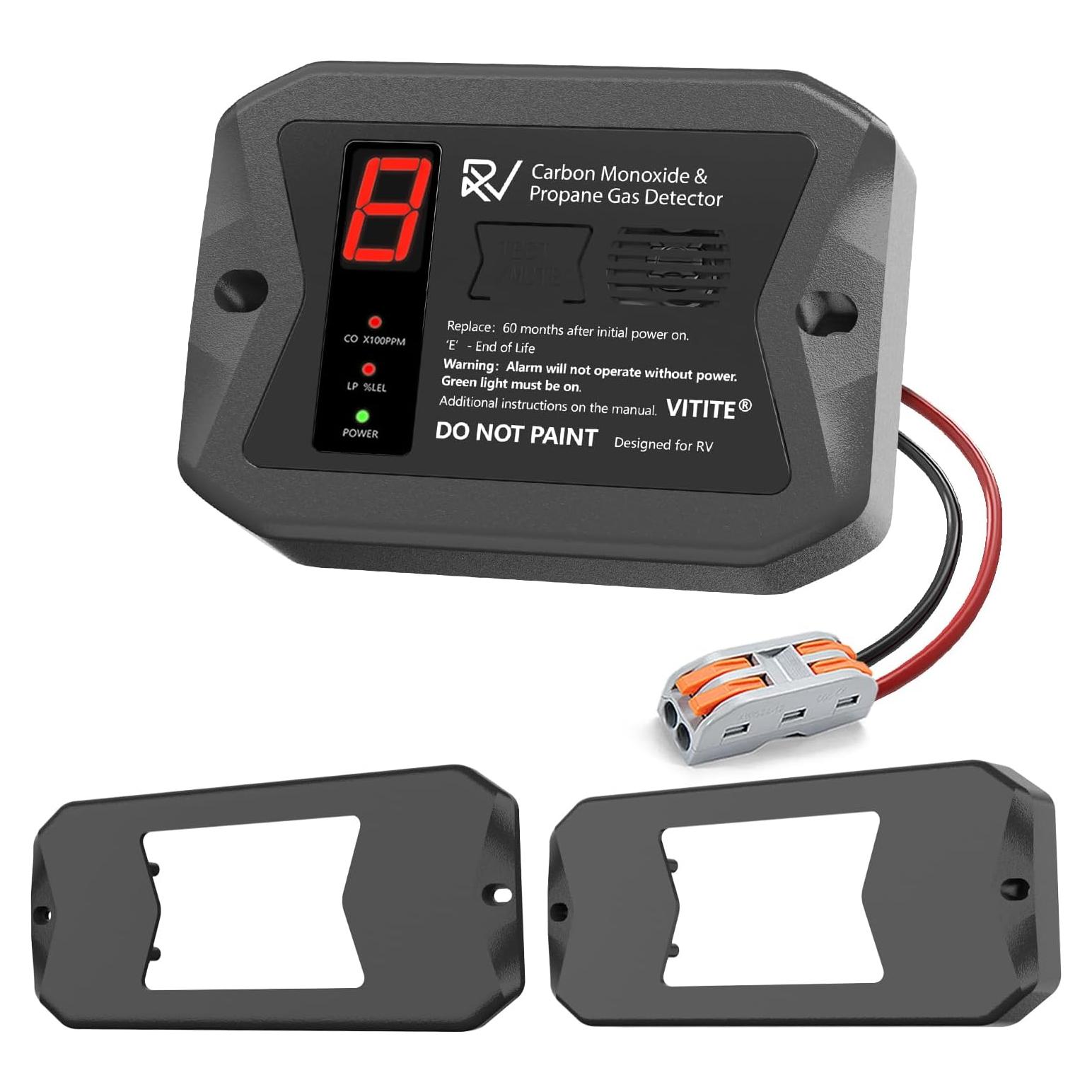 Detector de Monóxido de Carbono y Gas Propano VITITE para RV