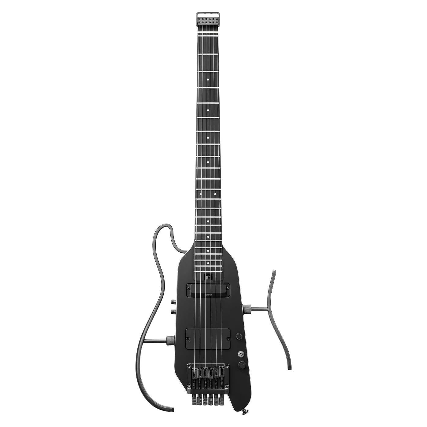 Guitarra Eléctrica Donner HUSH X PRO - Viaje Inteligente, Negro