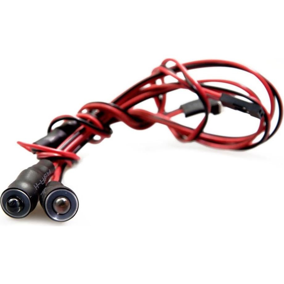 Faros LED Universales MOHERO 10mm Verde y Blanco para RC 1/10