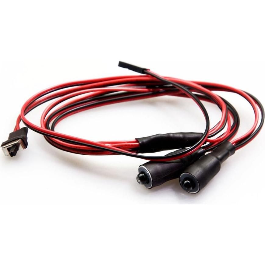 Faros LED Universales MOHERO 10mm Verde y Blanco para RC 1/10