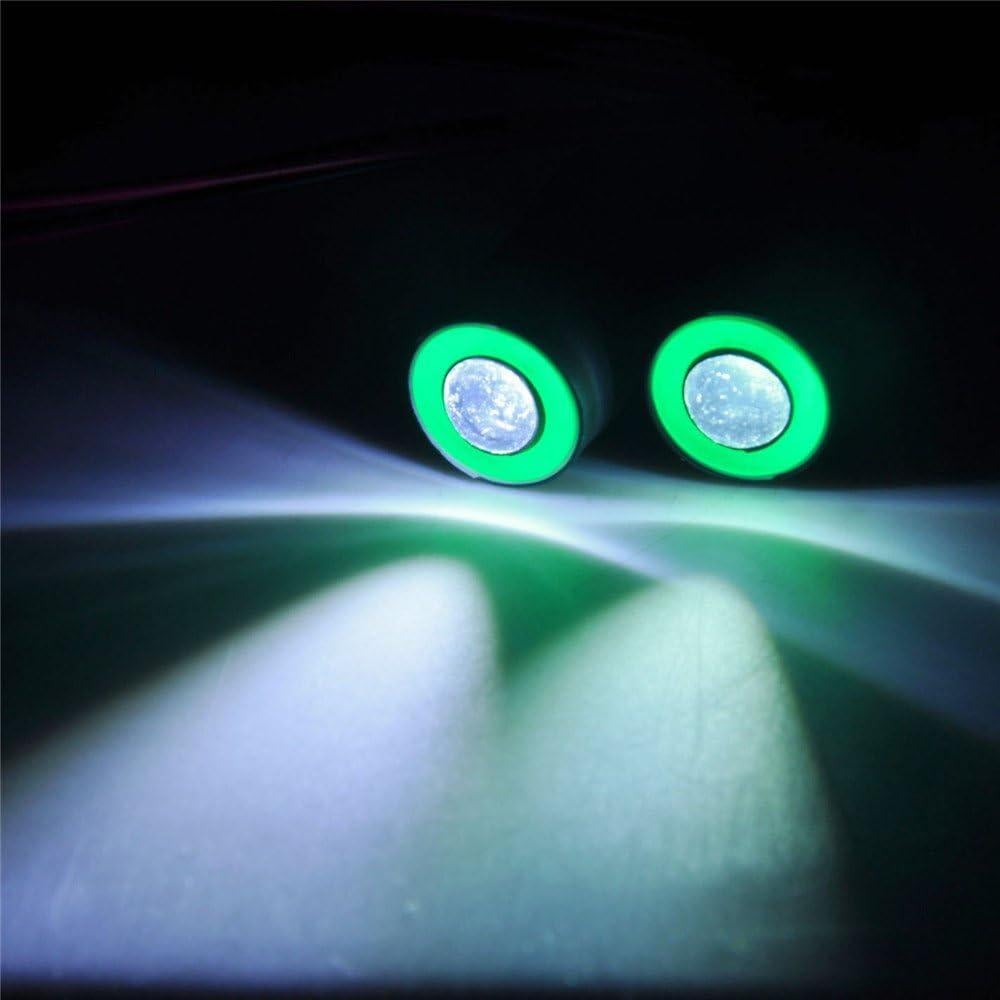 Faros LED Universales MOHERO 10mm Verde y Blanco para RC 1/10