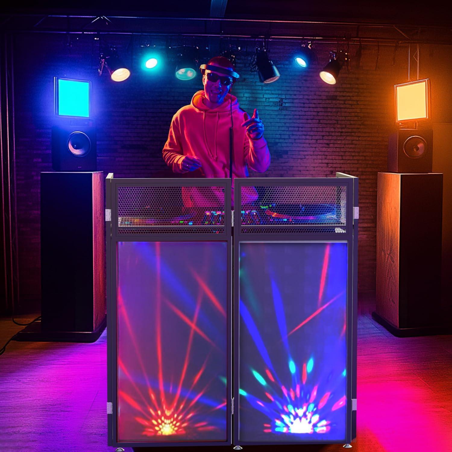 Cabina DJ Plegable YooKoo YK-DJB con Cortinas y Soporte