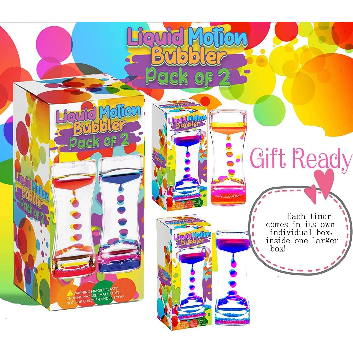 Temporizador Visual de Burbujeo LIVOND 2 Minutos - Set de 2