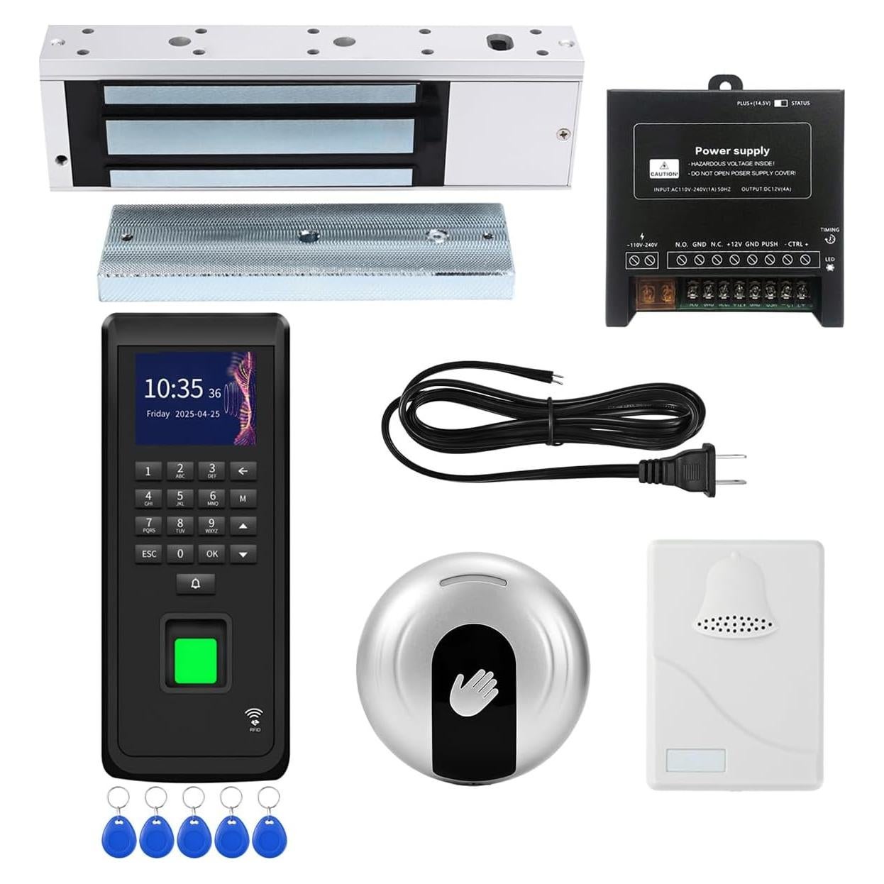 Sistema de Control de Acceso Biométrico YUHANUS con Huellas y RFID