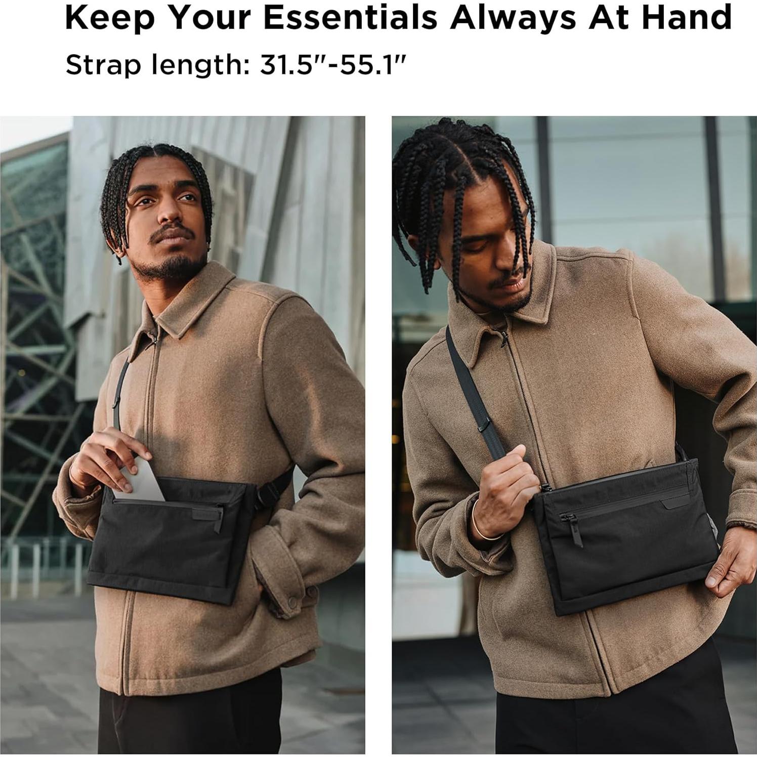 ALPAKA Zip Pouch Max V2 - Bolsa Compacta Negra 2L Resistente al Agua