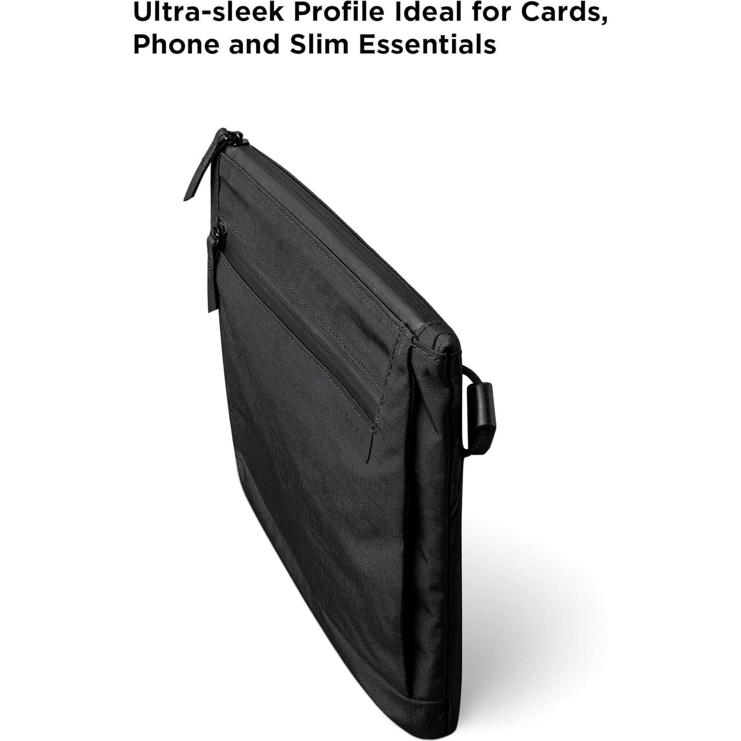 ALPAKA Zip Pouch Max V2 - Bolsa Compacta Negra 2L Resistente al Agua