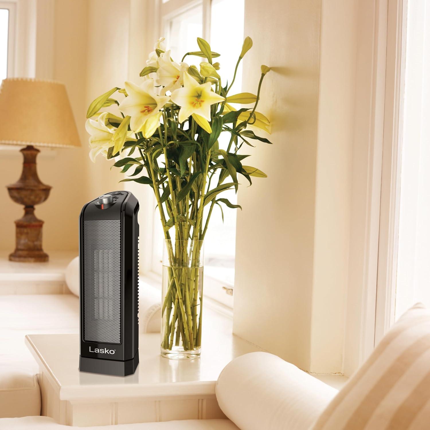 Calentador de espacio cerámico Lasko CT16450 1500W oscilante