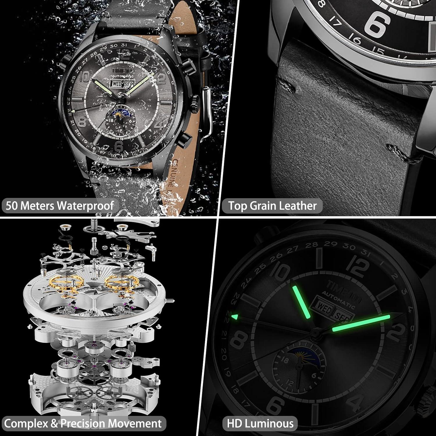 Reloj Automático TIME100 W60166G Hombre 43mm Acero Inoxidable