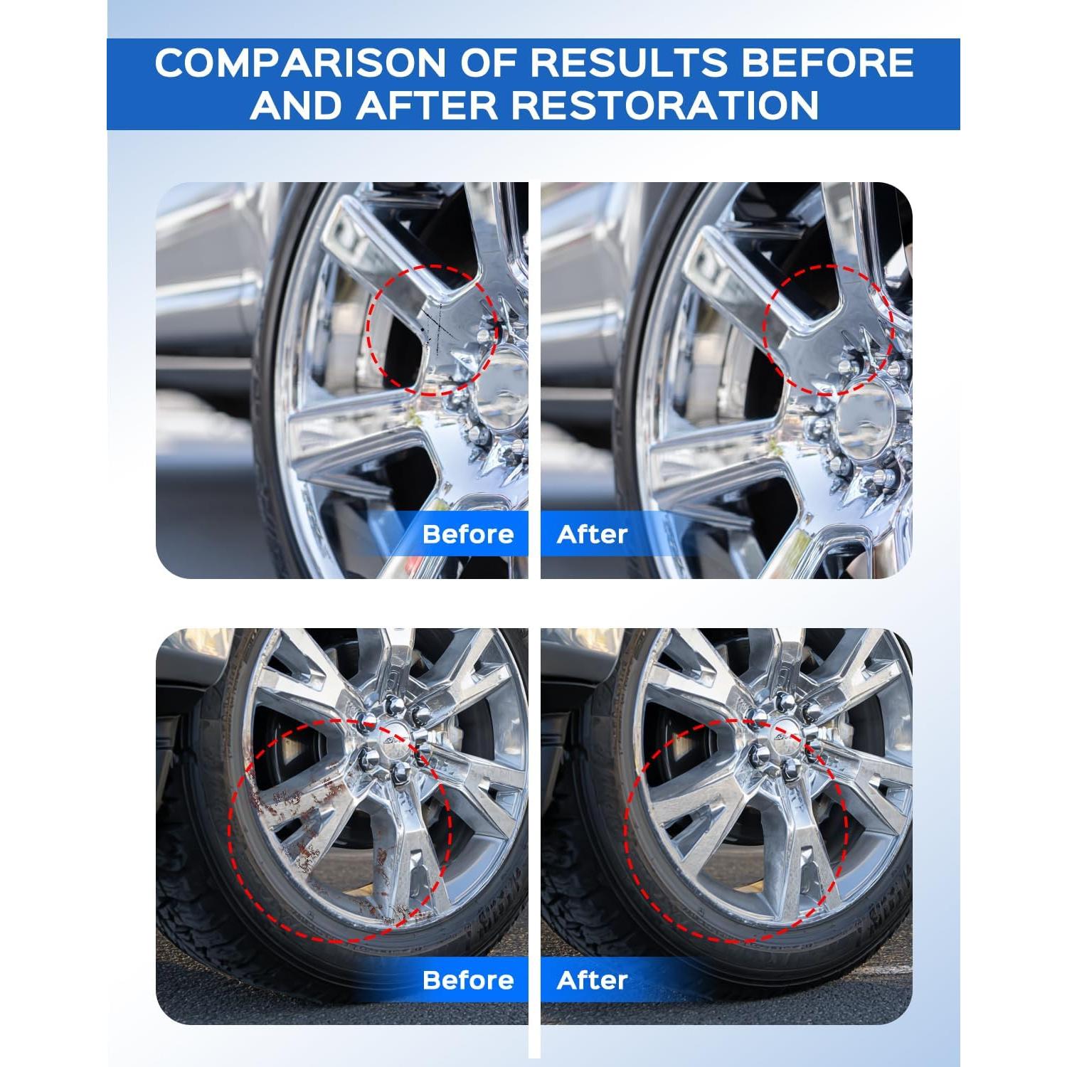 Lápiz de Pintura Reparación Arañazos Ruedas Ford Plata Cristal