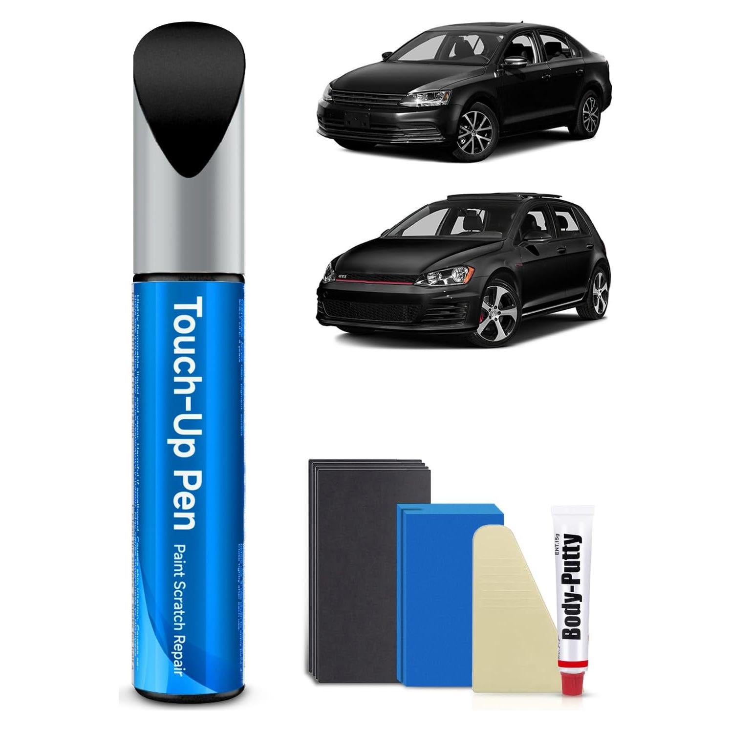 Kit de Pintura de Retoque Negro RSACET 11.8ml para Volkswagen