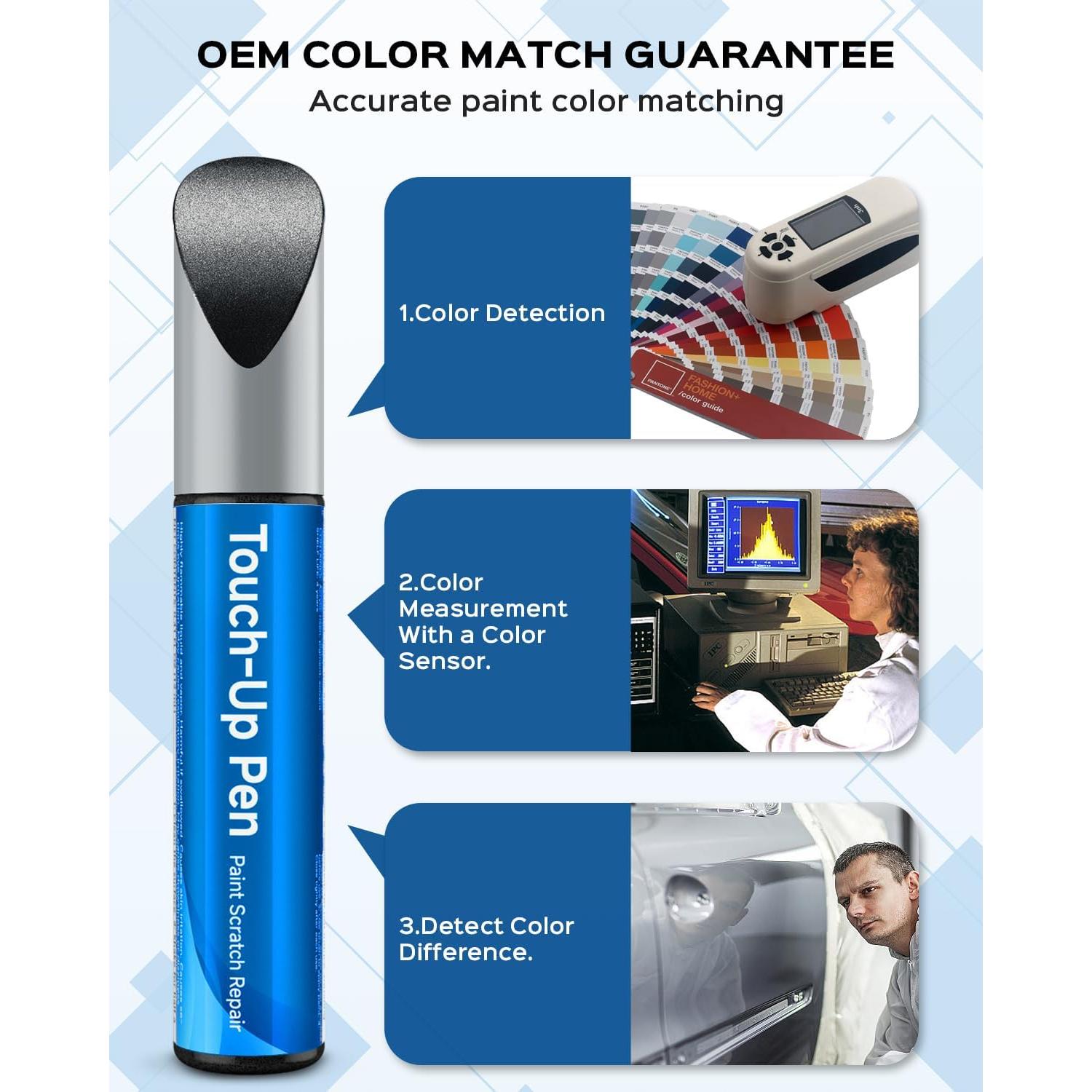 Kit de Pintura de Retoque Negro RSACET 11.8ml para Volkswagen