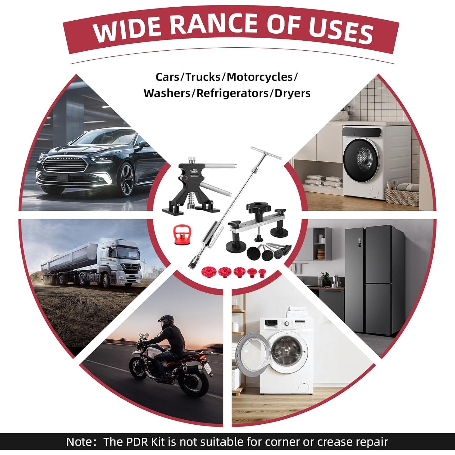 Kit de Reparación de Abolladuras DentWiz - Profesional Completo