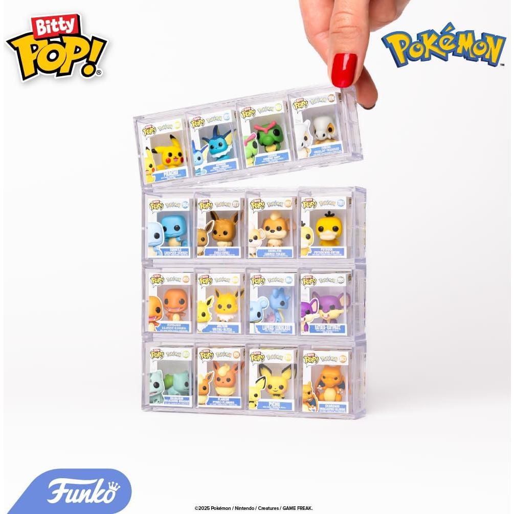 Funko Pop! Bitty Pokemon - Charmander, Jolteon, Lapras, Rattata - 2.3 cm