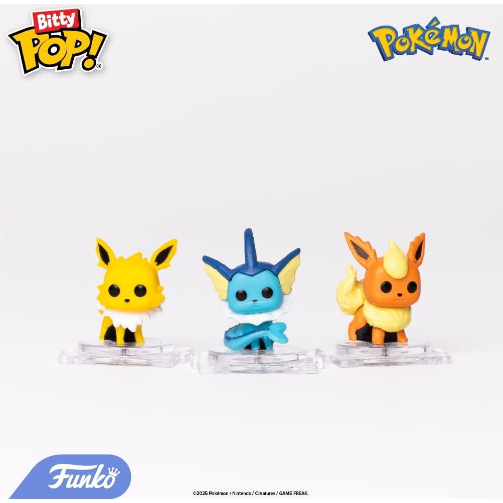 Funko Pop! Bitty Pokemon - Charmander, Jolteon, Lapras, Rattata - 2.3 cm