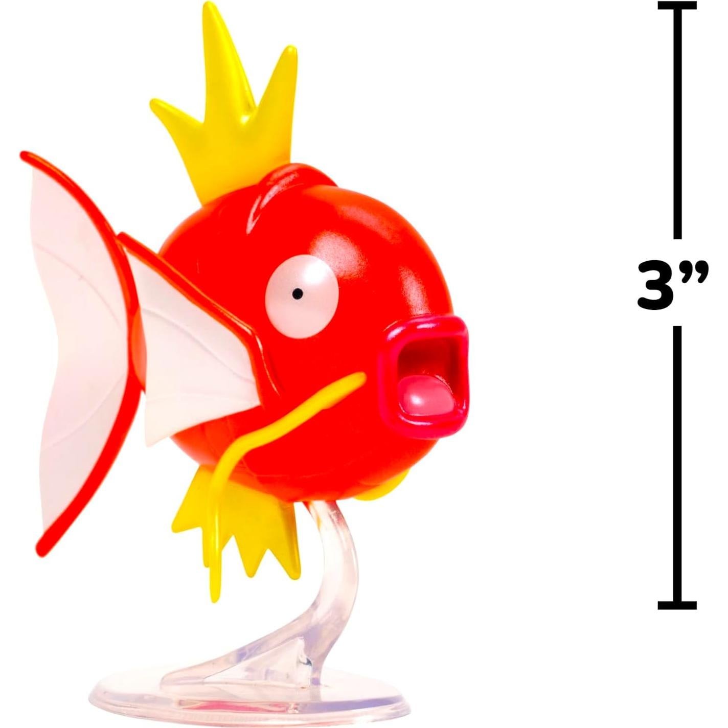 Paquete de Evolución Select Pokémon Jazwares - Magikarp 5 cm y Gyarados 30 cm