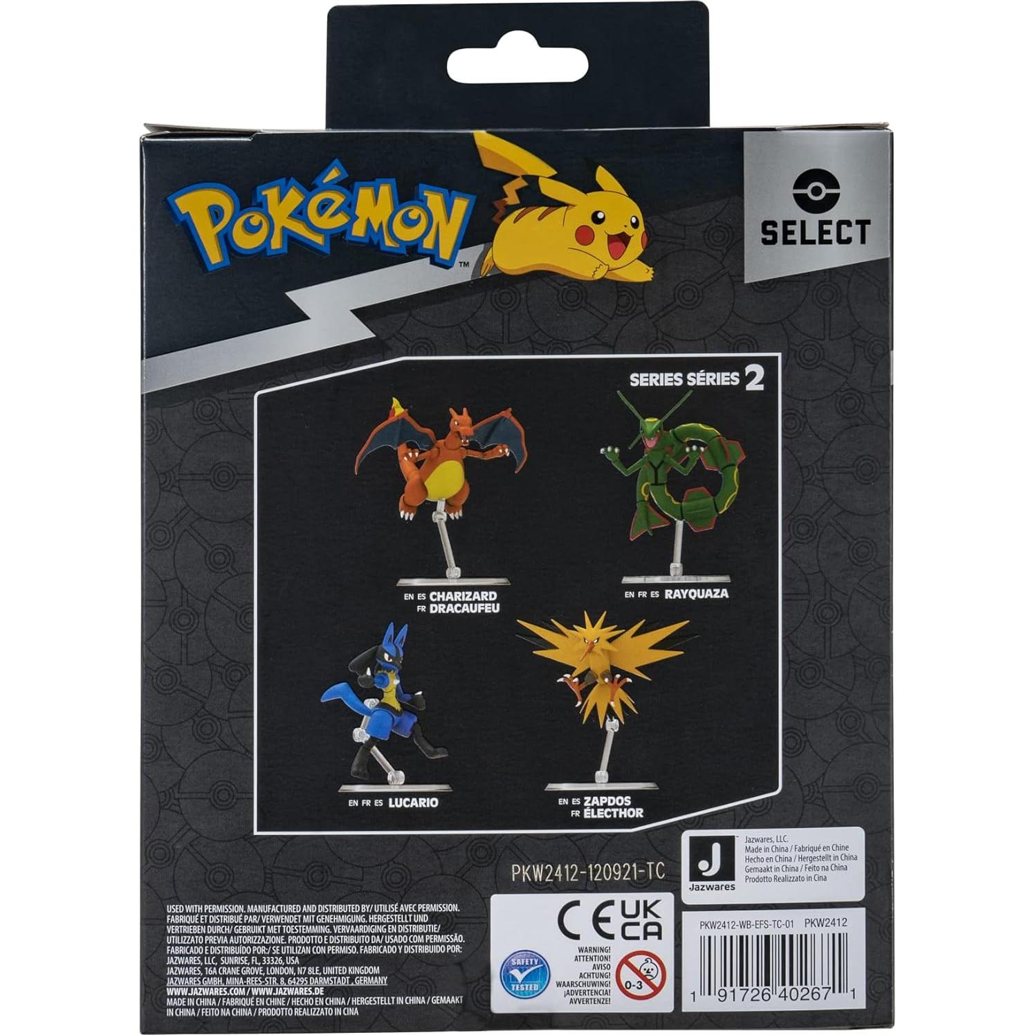 Figura Super-Articulada Zapdos 15 cm Jazwares - Pokémon Select