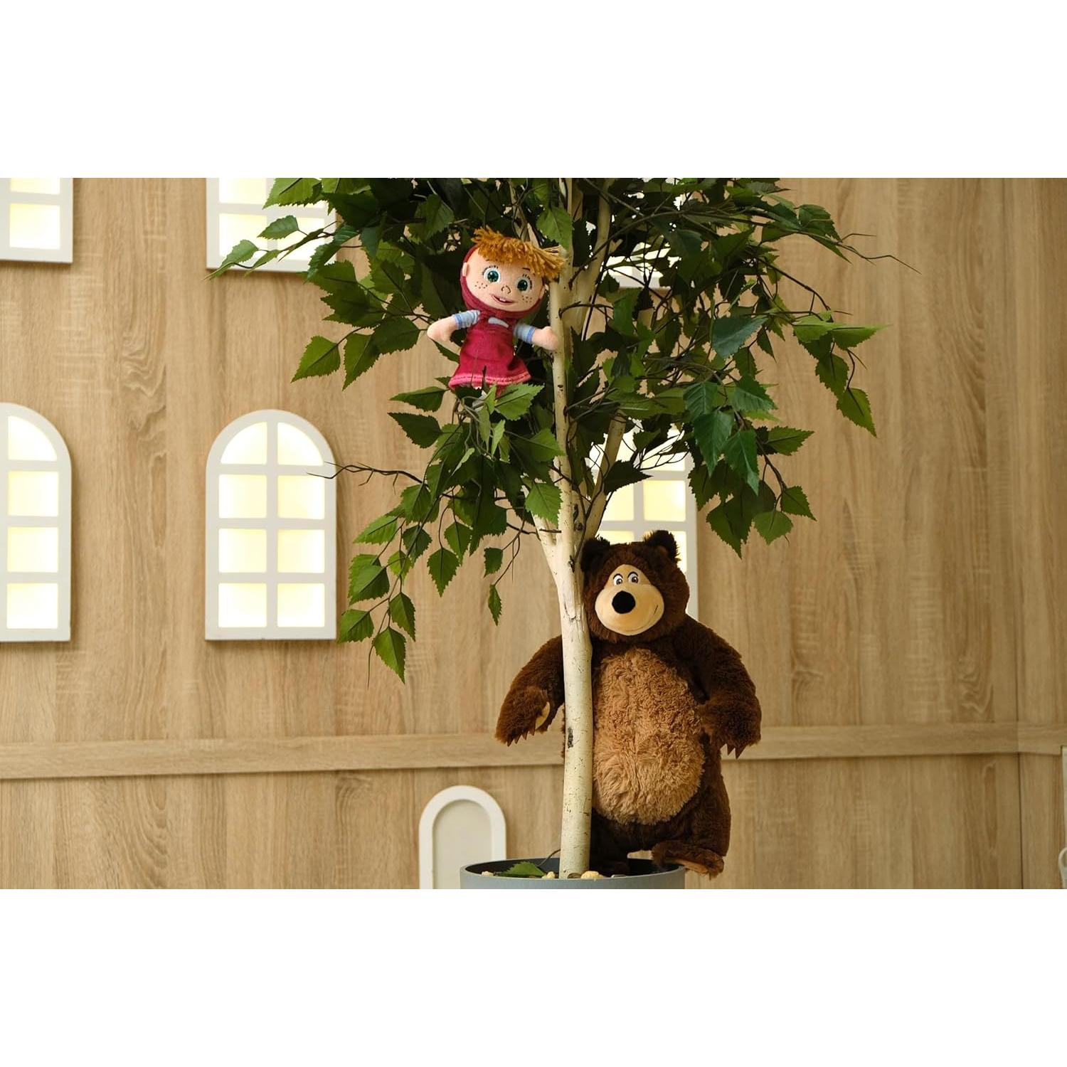 Conjunto de Juguetes de Peluche Masha y el Oso - 25 cm Masha y 38 cm Oso