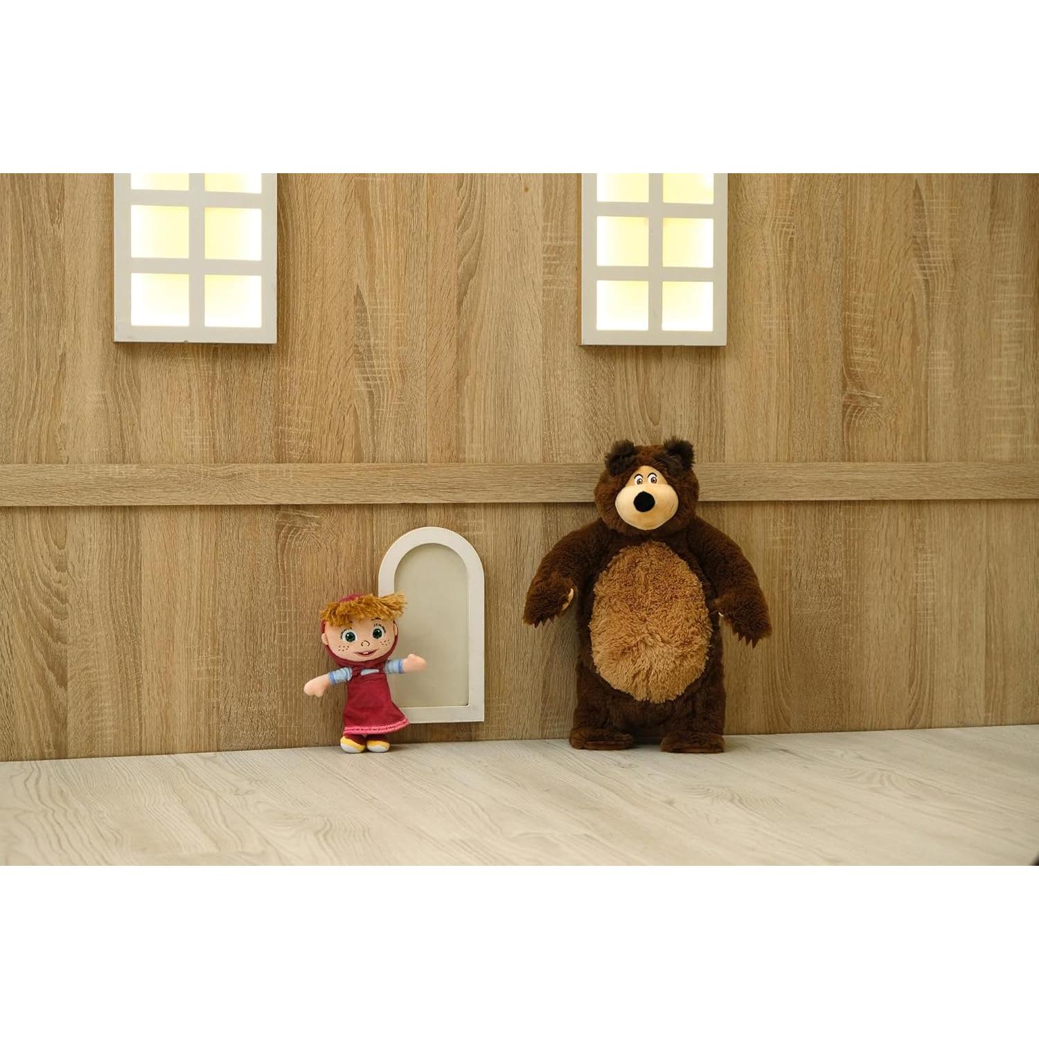 Conjunto de Juguetes de Peluche Masha y el Oso - 25 cm Masha y 38 cm Oso