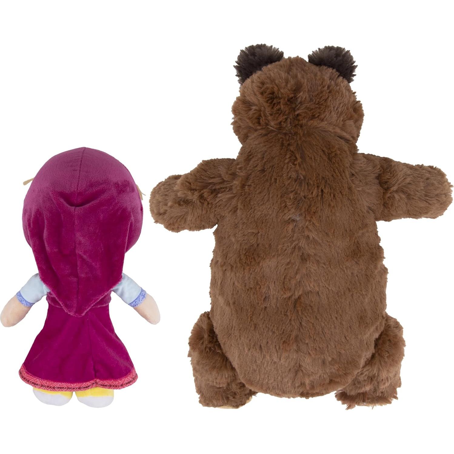 Conjunto de Juguetes de Peluche Masha y el Oso - 25 cm Masha y 38 cm Oso
