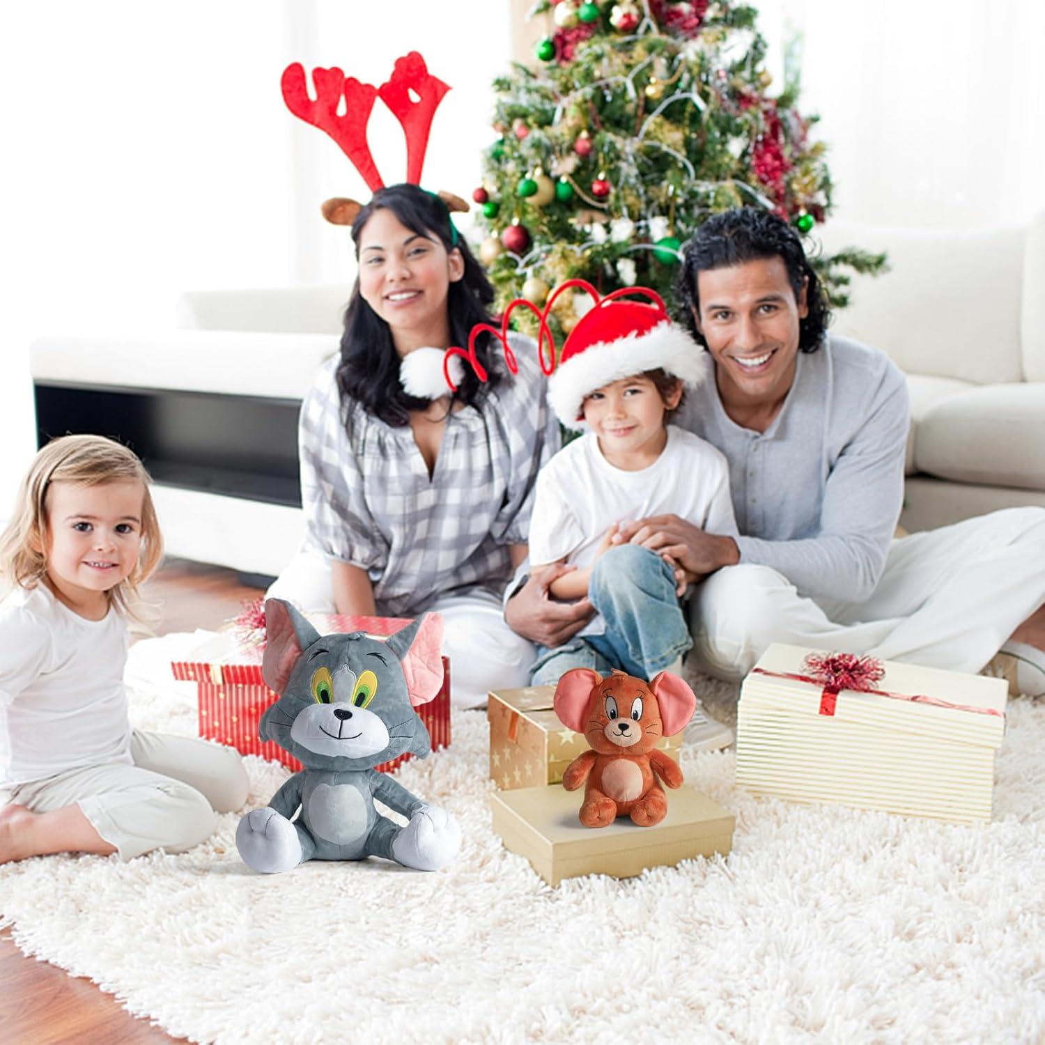 Conjunto de Peluches Gato y Ratón Zcyx0514 30cm y 20cm