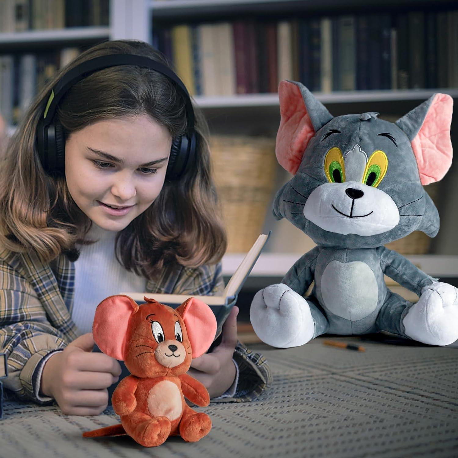 Conjunto de Peluches Gato y Ratón Zcyx0514 30cm y 20cm