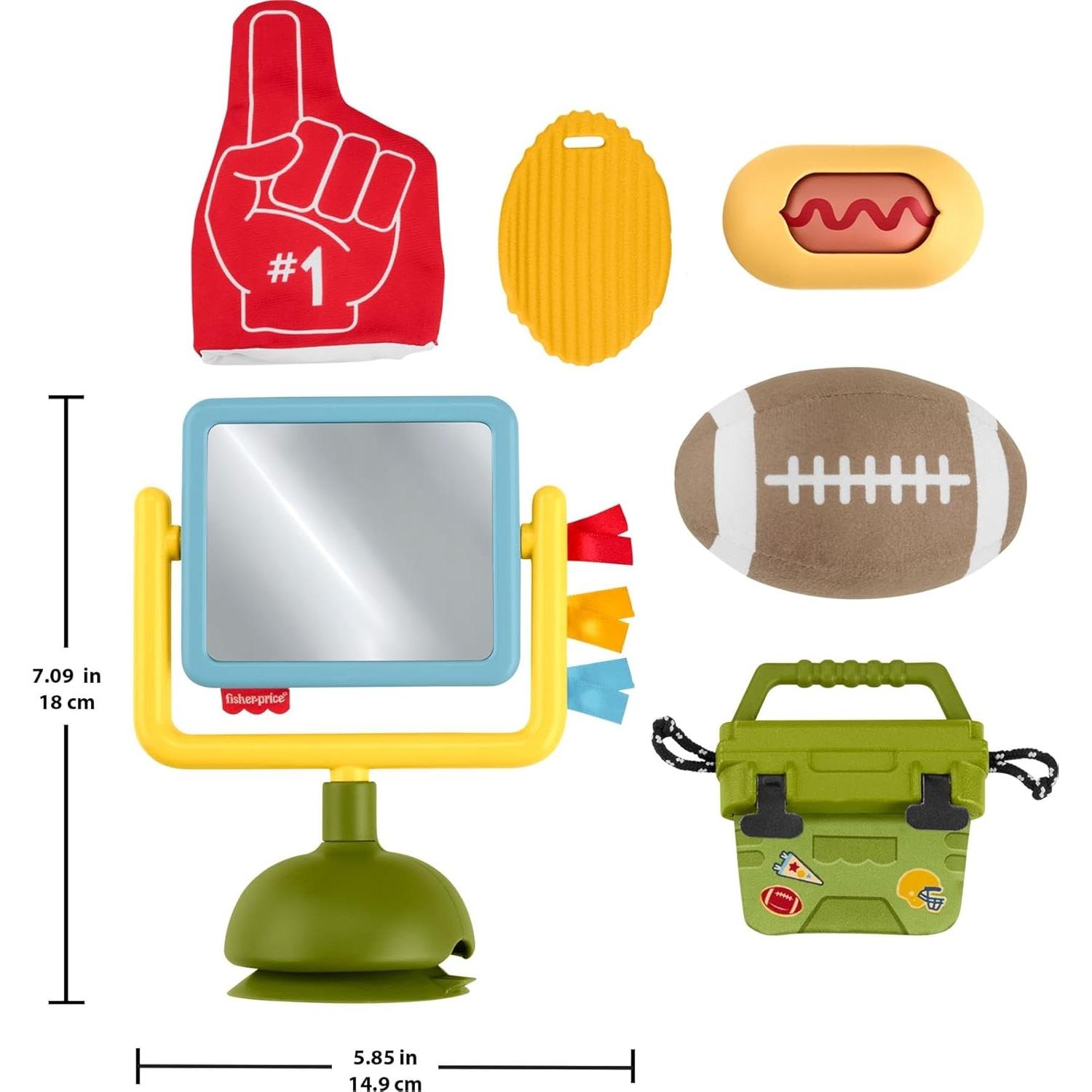 Conjunto de Juguetes para Bebés Fisher-Price Tiny Tailgater 6 Piezas