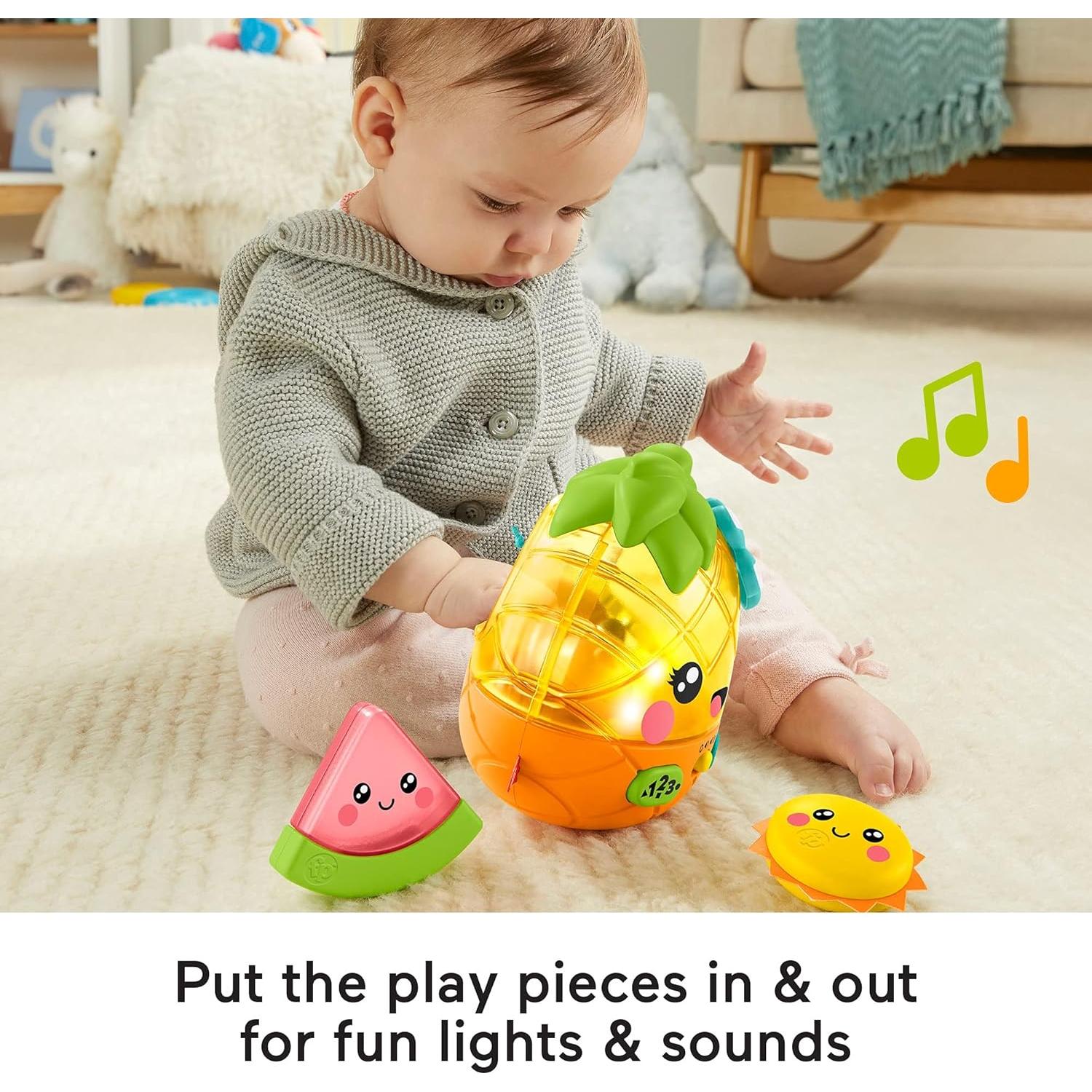 Juguete Electrónico Fisher-Price Piña Mágica con Luces y Música