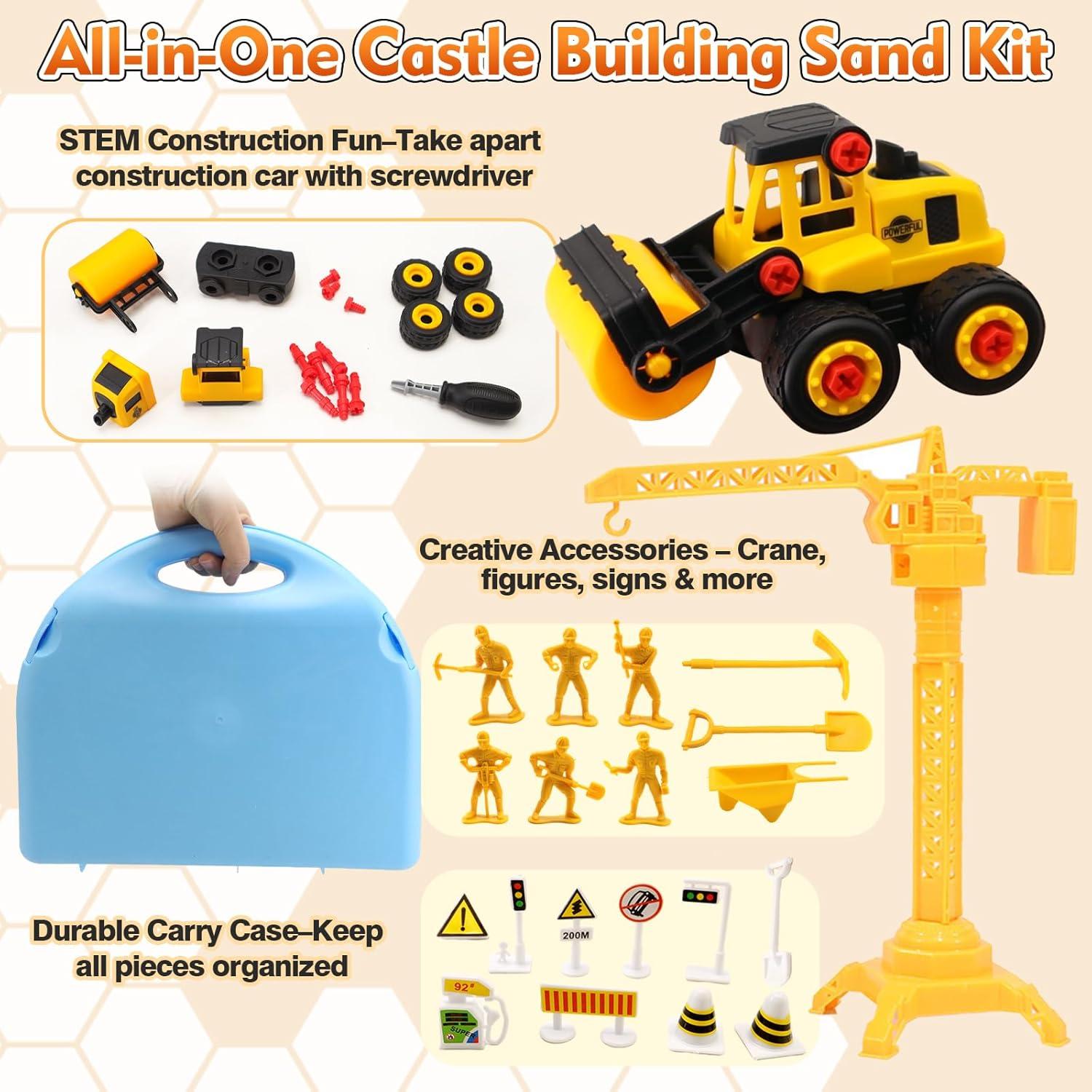 Kit de Construcción de Castillo de Arena Corper Toys 2.4kg