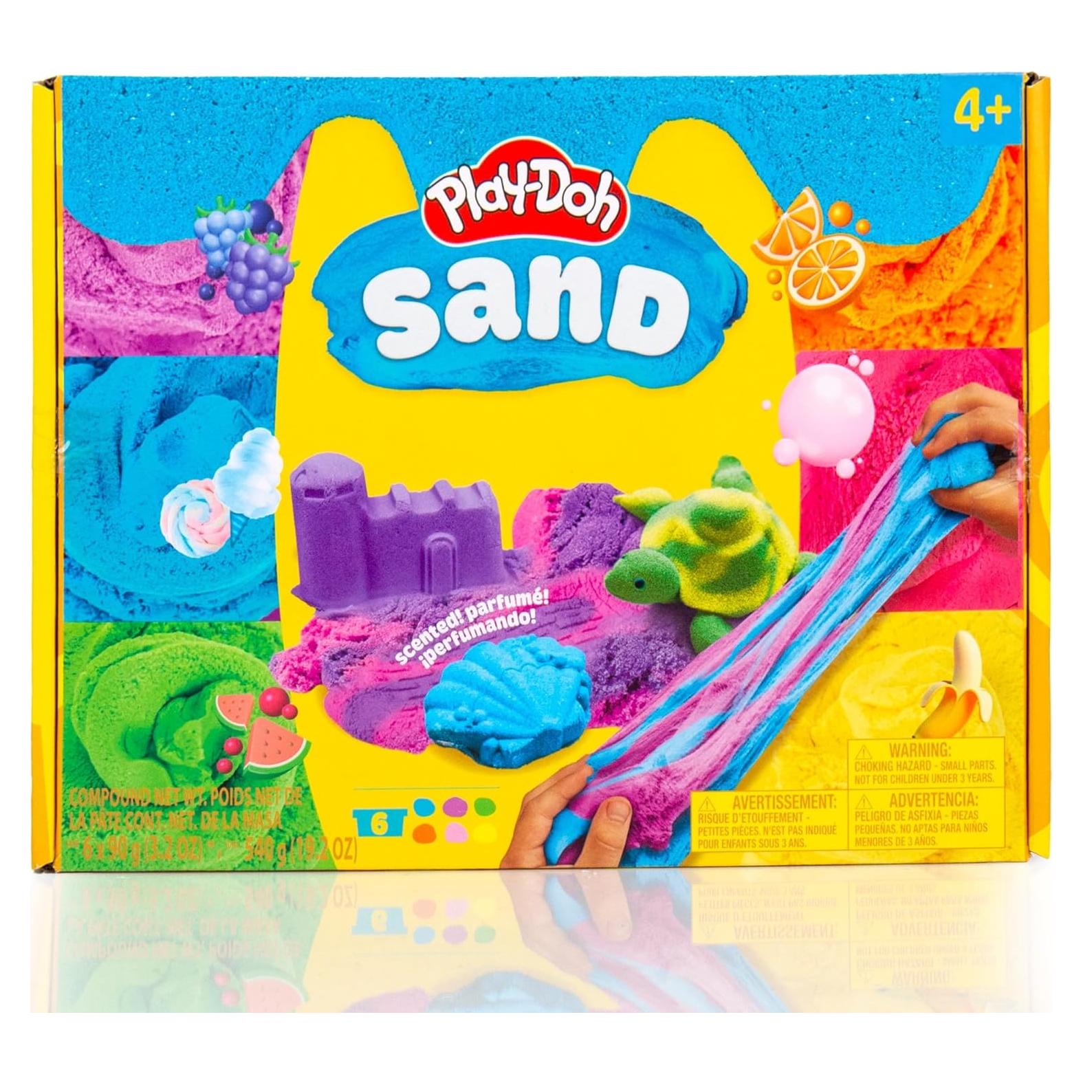 Arena Play-Doh Aromatizada - Paquete de 6 Latas Reutilizables