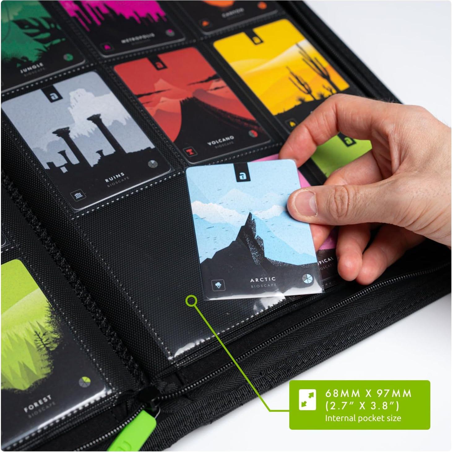 Carpeta con Cremallera Vault X Exo-Tec 9 Bolsillos 360 Cartas