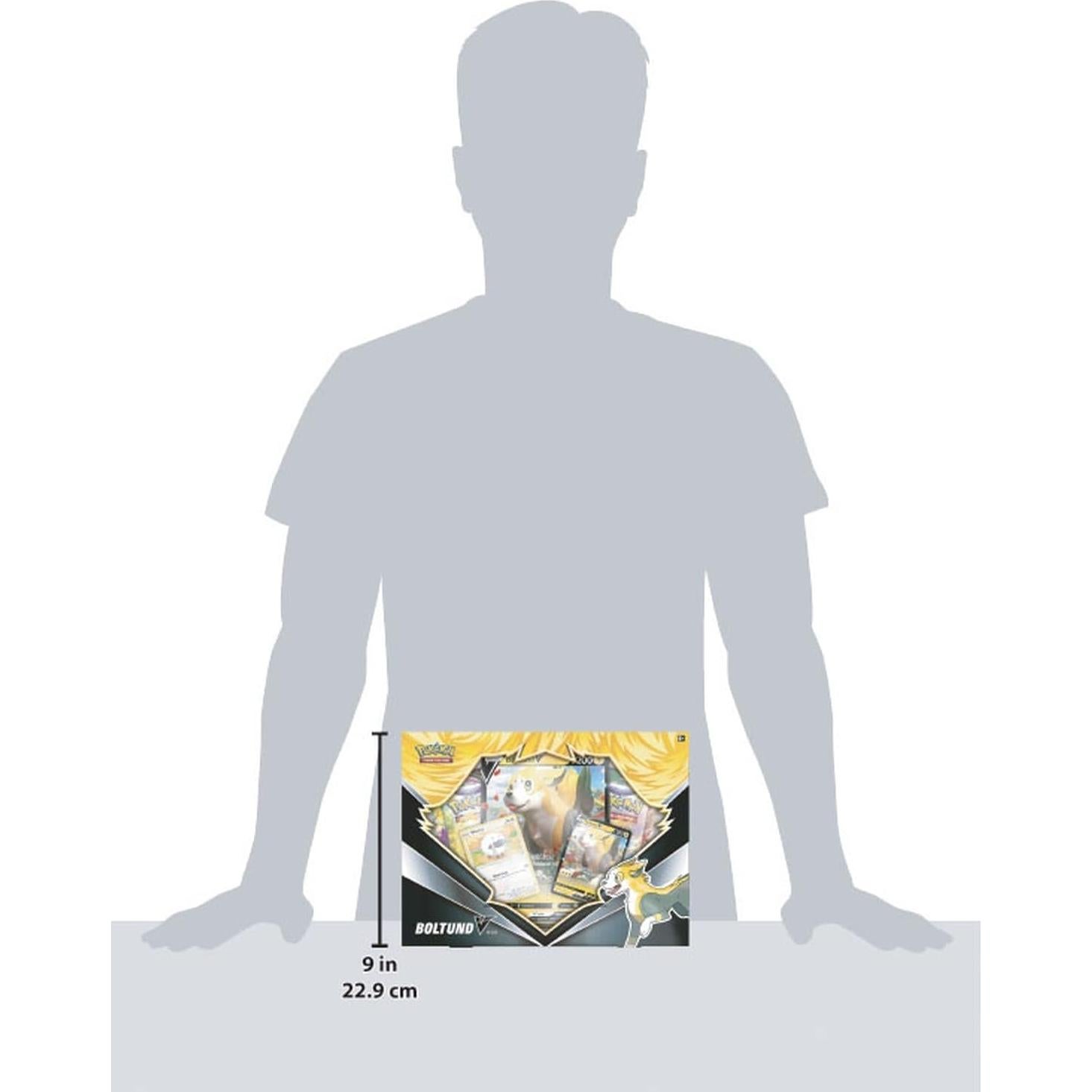 Caja Boltund V Pokémon TCG - Multicolor, 1 carta foil y 4 paquetes