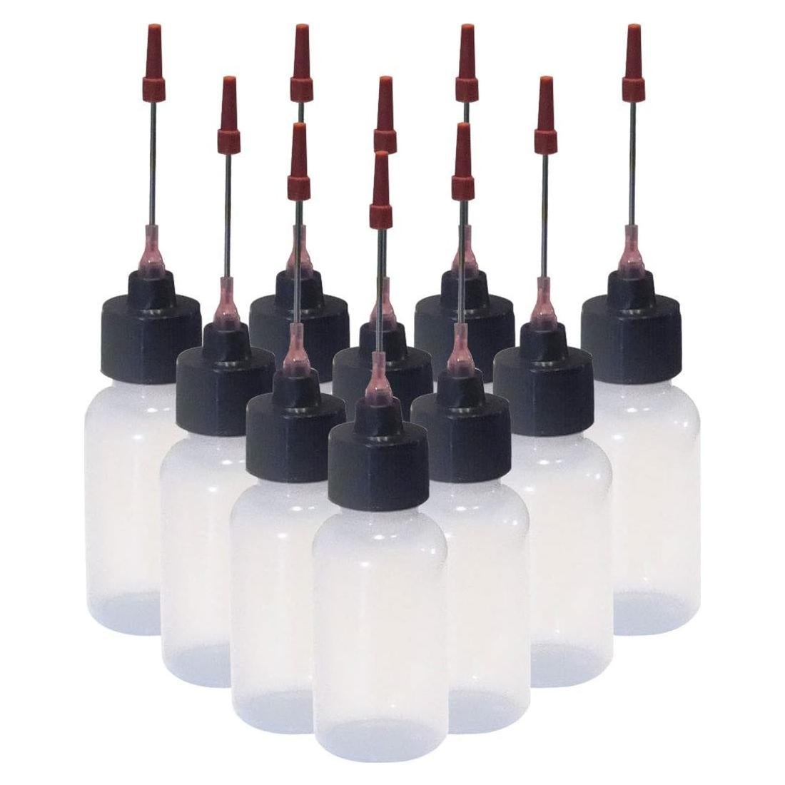 10 Botellas Dispensadoras 29.57 ml Liberty con Aguja Acero