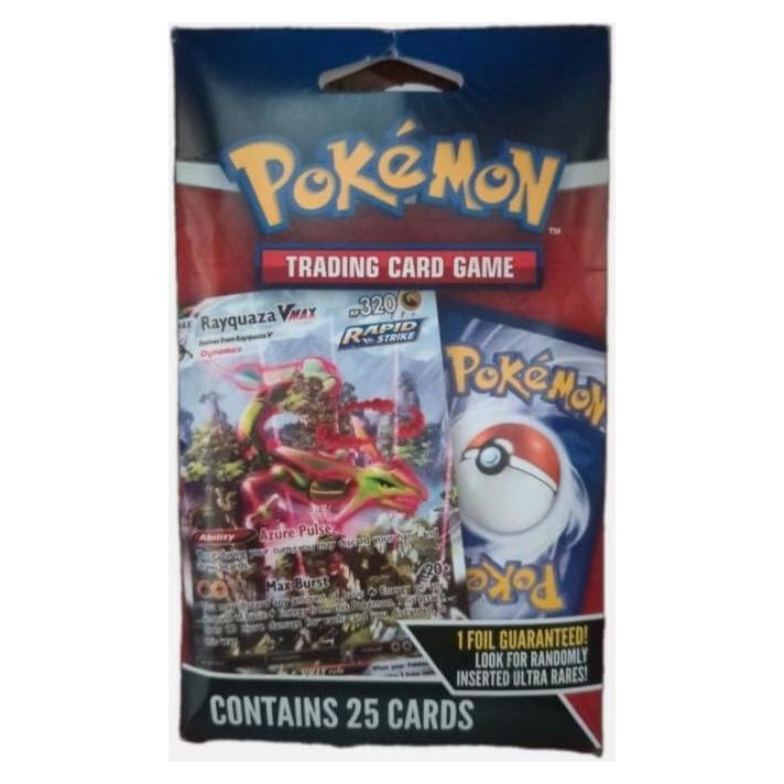 Juego de Cartas Coleccionables Pokémon TCG 25 Paquetes con Foil