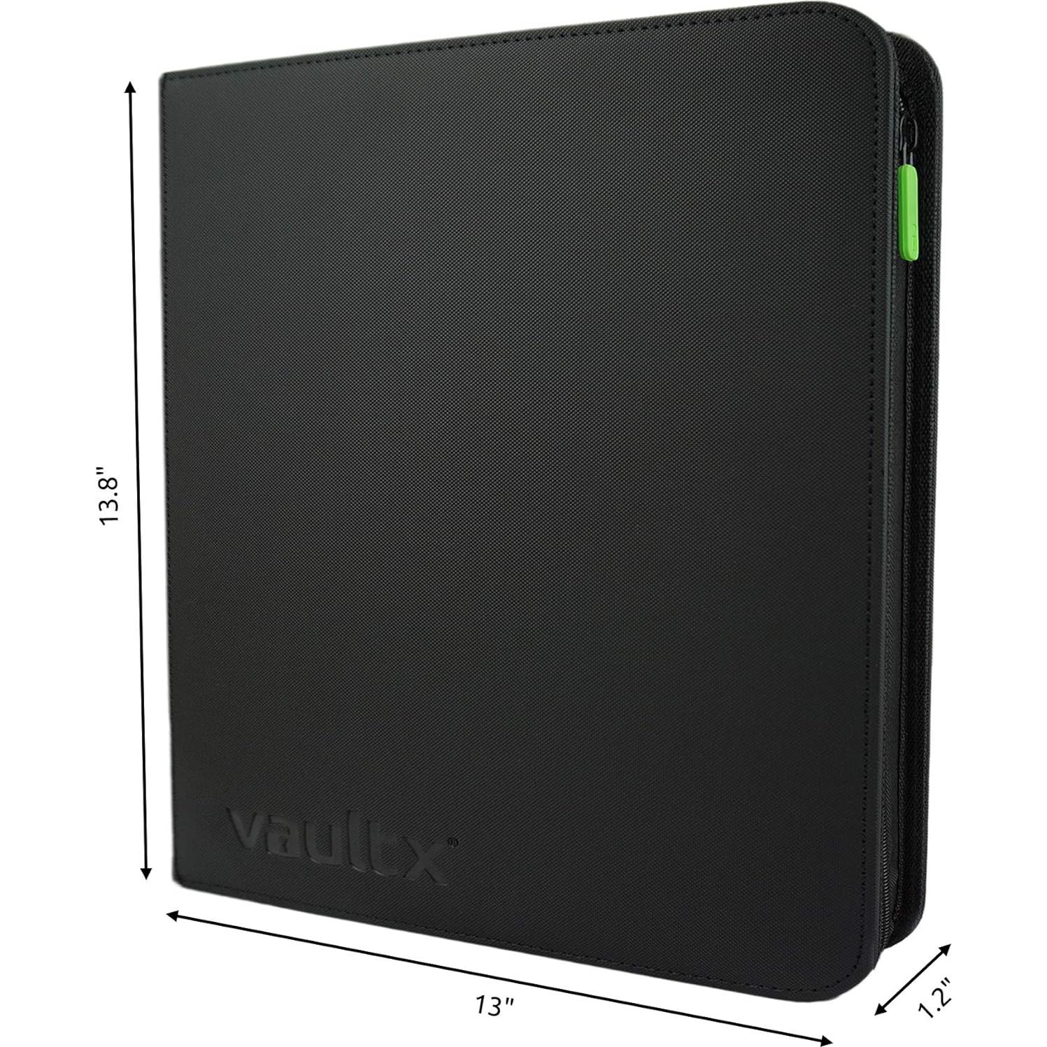 Carpeta con Cremallera Vault X Exo-Tec 12 Bolsillos Negro