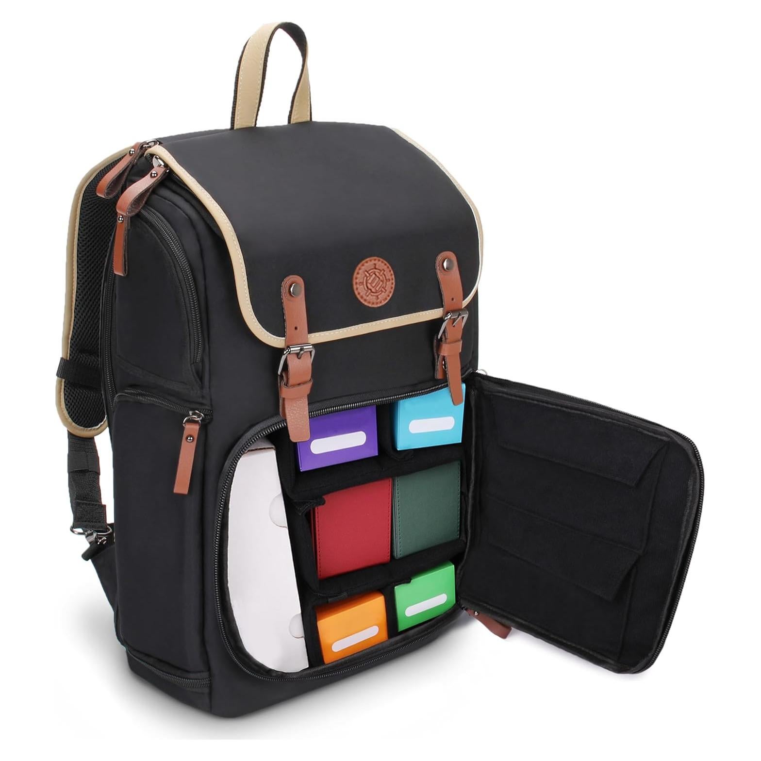 Mochila ENHANCE TCG Negra para Cartas MTG y Pokemon