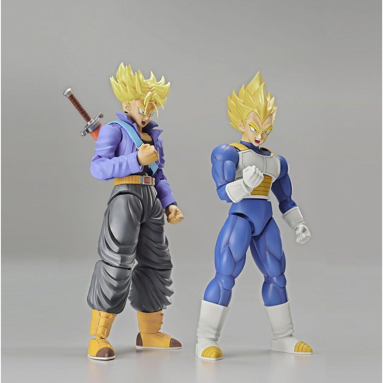 Figura Dragon Ball Super Saiyan Trunks y Vegeta Bandai 10 cm