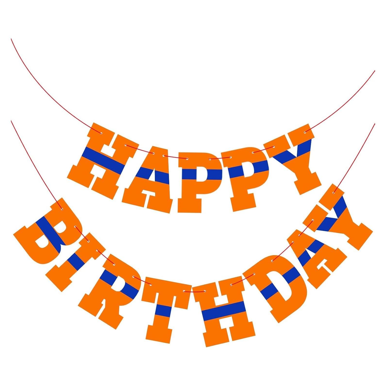 Banner de Cumpleaños Anime Dragón Oudain 18x13 cm Pre-ensartado