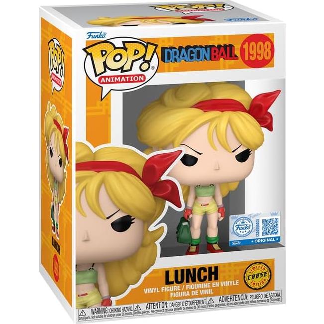 Figura POP! Dragon Ball Lunch CHASE #1998 con Funda Protectora