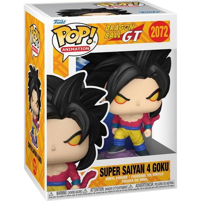 Figura de Vinilo Goku Super Saiyan 4 Funko 12.7 cm con Funda