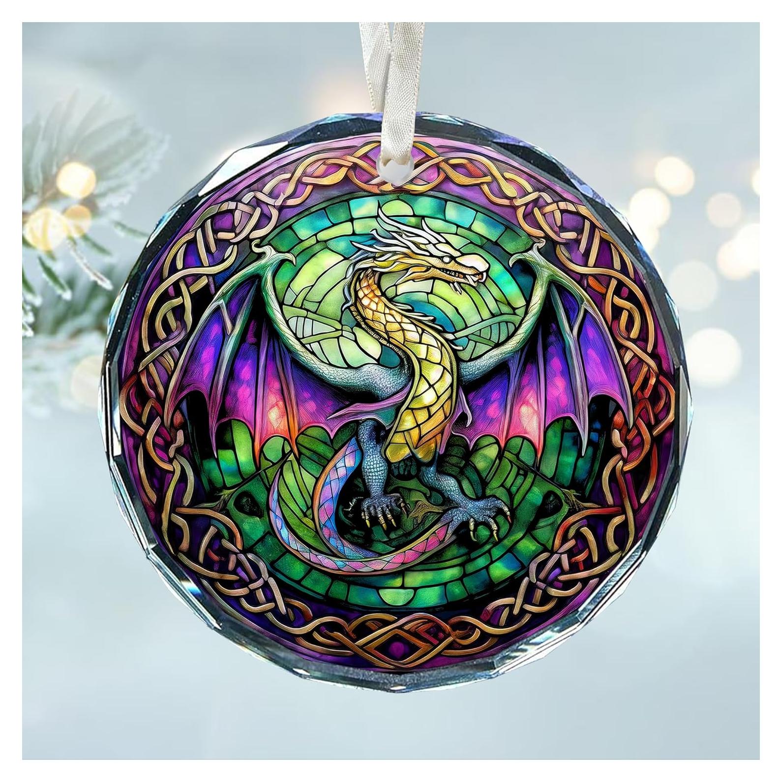 Adorno de Dragón Celta KOGIZO para Árbol de Navidad 8cm