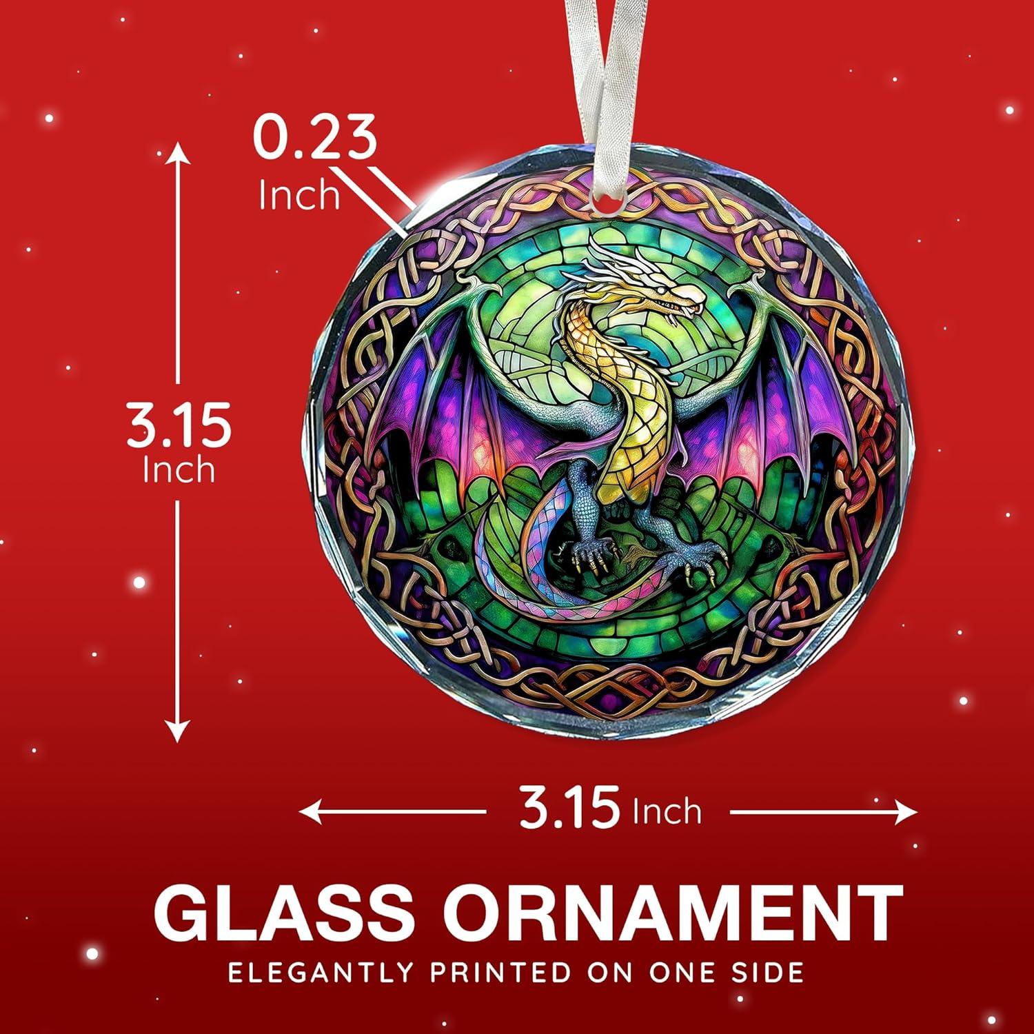 Adorno de Dragón Celta KOGIZO para Árbol de Navidad 8cm